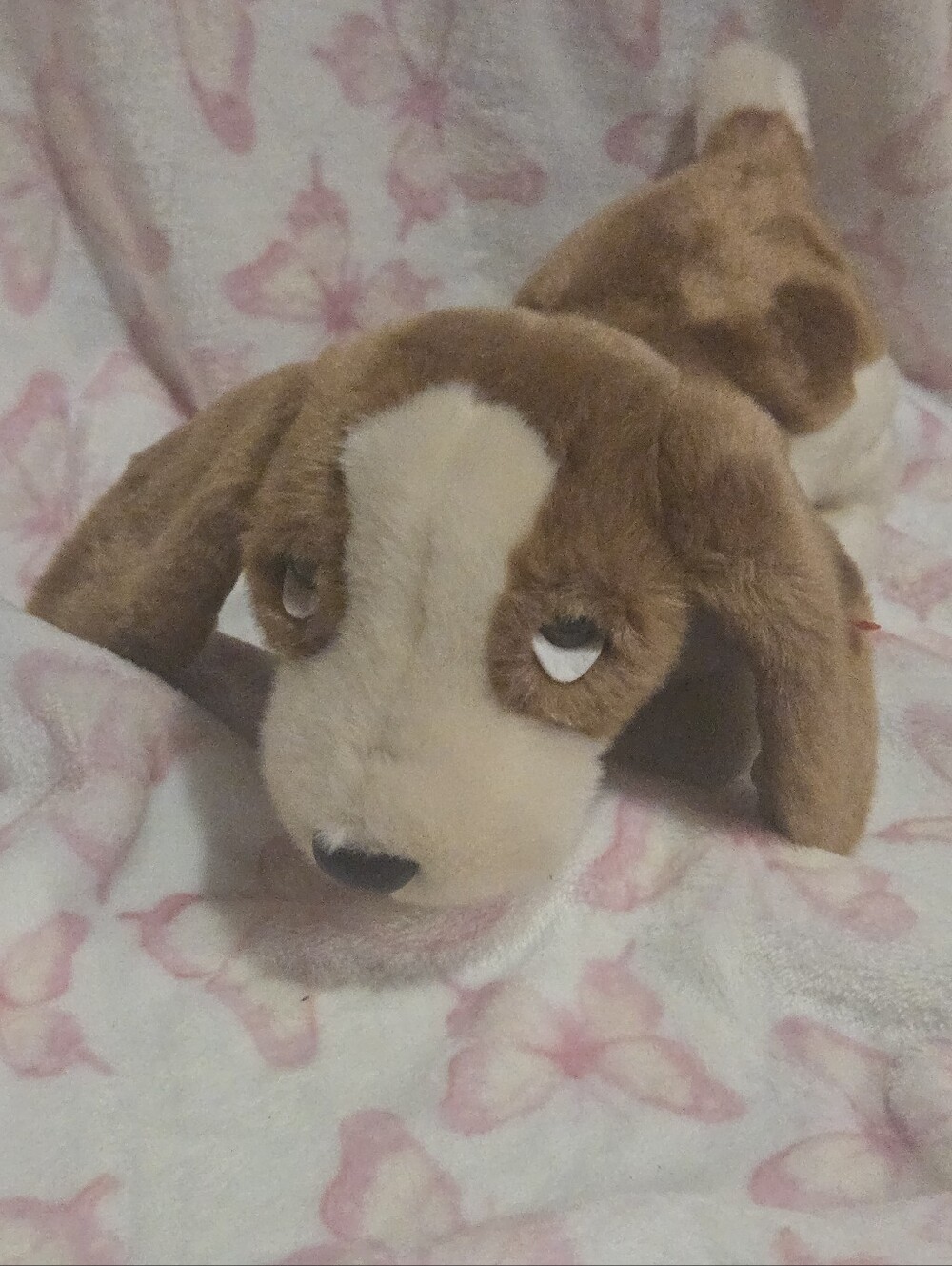 Ty, Brown & Cream Plush Dog Toy - Soft Puppy Stuffed Animal